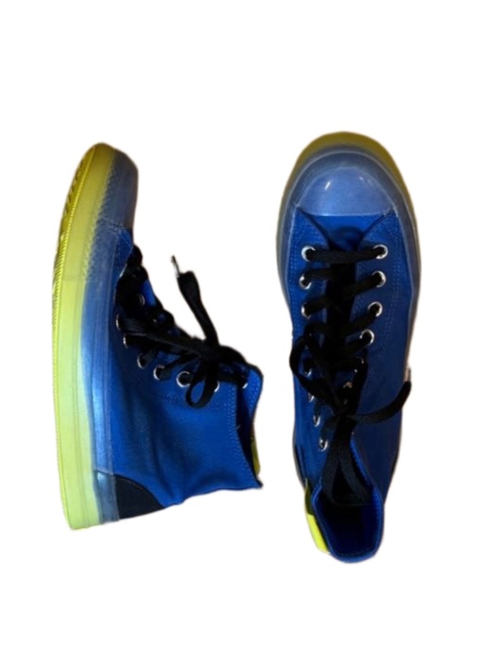 Worn once Rare Converse cobalt blue high top sneakers woman’s 8.5 Men’s 6.5